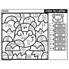 Load image into Gallery viewer, Color by Sound A to Z: A Fun Way to Practice Beginning Sounds