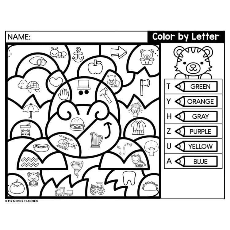 Color by Sound A to Z: A Fun Way to Practice Beginning Sounds – My ...