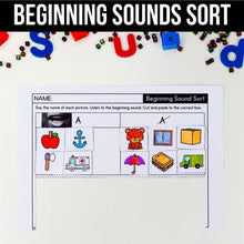 Load image into Gallery viewer, Letter Sound Sort: Build Phonemic Awareness with Cut and Paste Fun
