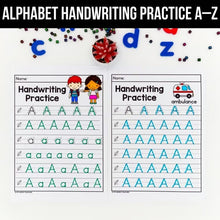 Load image into Gallery viewer, Alphabet Handwriting Practice A–Z | Uppercase &amp; Lowercase Letter Formation Works