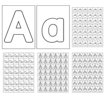 Load image into Gallery viewer, Alphabet Fine Motor Glue Mats A–Z | Letter Craft for Beginning Sounds