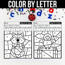 Load image into Gallery viewer, Alphabet Search &amp; Color A–Z | Letter Recognition Mystery Pictures