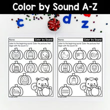 Load image into Gallery viewer, Color by Sound A–Z | Beginning Sound Worksheets