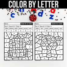 Load image into Gallery viewer, Alphabet Search &amp; Color A–Z | Letter Recognition Mystery Pictures