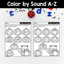 Load image into Gallery viewer, Color by Sound A–Z | Beginning Sound Worksheets