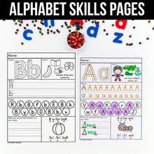 Load image into Gallery viewer, Alphabet Skills Pages A–Z | Trace, Color, Find, Write &amp; Say the Sound