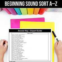 Load image into Gallery viewer, Beginning Sound Sort A–Z | Cut and Paste Phonemic Awareness Worksheets
