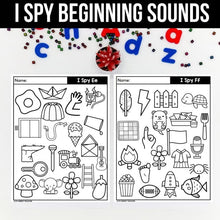 Load image into Gallery viewer, I Spy Alphabet Beginning Sounds A–Z | Printable Letter Sound Search Worksheets