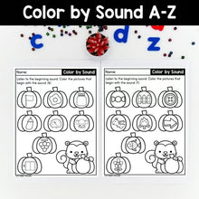 Load image into Gallery viewer, Color by Sound A–Z | Beginning Sound Worksheets