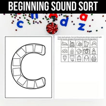 Load image into Gallery viewer, Alphabet Cut and Paste A–Z | Beginning Sound Picture Sort Craft