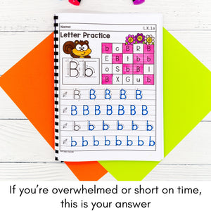 Buy 3 Get 1 FREE Bundle — Kindergarten Math Essentials Pack