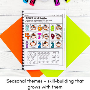 Buy 3 Get 1 FREE Bundle — Kindergarten Math Essentials Pack