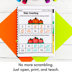 Kindergarten Yearlong Math & Literacy BUNDLE