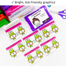 Load image into Gallery viewer, Kindergarten Math Task Cards - CCSS Aligned