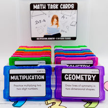 Load image into Gallery viewer, 4th Grade Math Task Cards - CCSS Aligned