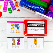 Load image into Gallery viewer, 4th Grade Math Task Cards - CCSS Aligned