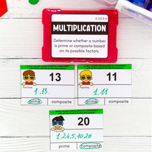 4th Grade Math Task Cards - CCSS Aligned