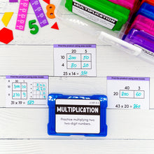 Load image into Gallery viewer, 4th Grade Math Task Cards - CCSS Aligned