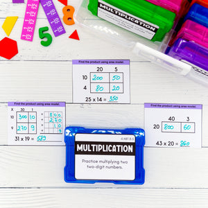 4th Grade Math Task Cards - CCSS Aligned
