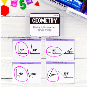 4th Grade Math Task Cards - CCSS Aligned