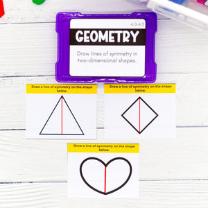 4th Grade Math Task Cards - CCSS Aligned