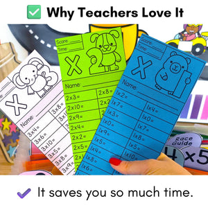 Math Race Kit – Addition, Subtraction, Multiplication, Division
