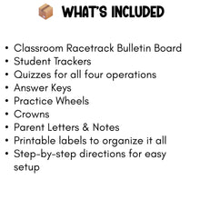 Load image into Gallery viewer, Math Race Kit – Addition, Subtraction, Multiplication, Division