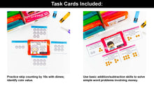 Load image into Gallery viewer, Money Kindergarten Math Task Cards - CCSS Aligned