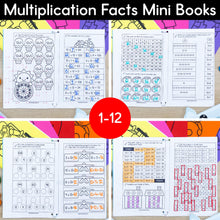 Load image into Gallery viewer, Multiplication + Division Facts Mini Books MEGA BUNDLE Numbers 1 to 12