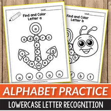Load image into Gallery viewer, Alphabet Practice - Lowercase Letter Recognition