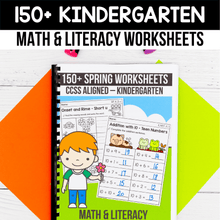 Load image into Gallery viewer, Spring Kindergarten Yearlong Math &amp; Literacy