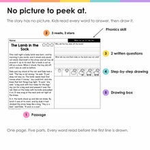 Load image into Gallery viewer, 200+ SOR Reading Comprehension Passages + Directed Drawing | Phonics K-3