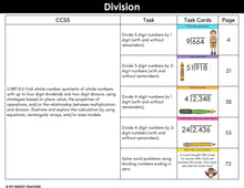 Load image into Gallery viewer, 5th Grade Math Task Cards - CCSS Aligned