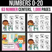 Load image into Gallery viewer, Buy3Get1 FREE B8 - Morning Bins, Kindergarten Centers, Digital Calendar, Numbers 0 to 20