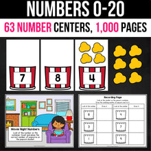 Load image into Gallery viewer, Buy3Get1 FREE B8 - Morning Bins, Kindergarten Centers, Digital Calendar, Numbers 0 to 20