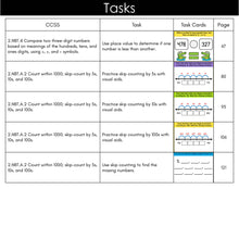 Load image into Gallery viewer, Numbers to 1000 - 2nd Grade Math Task Cards - CCSS Aligned
