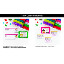 Load image into Gallery viewer, Numbers to 1000 - 2nd Grade Math Task Cards - CCSS Aligned