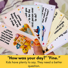 Load image into Gallery viewer, 300 Printable Conversation Starter Cards for Kids - 30 Printable Pages