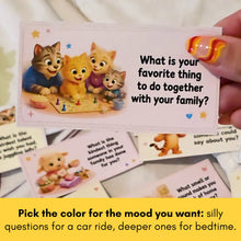 Load image into Gallery viewer, 300 Printable Conversation Starter Cards for Kids - 30 Printable Pages
