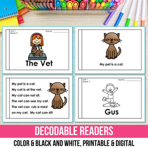 Buy3Get1 FREE B12 - Beginning Sounds, Digraphs and Blends, Roll and Read, Write the Room