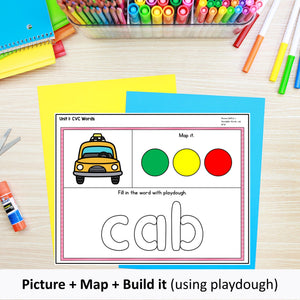 Buy3Get1 FREE B10 - Sound Wall, Literacy Centers, Phonics Assessment, Read and Match