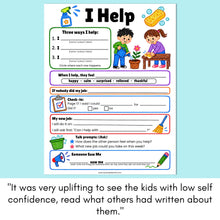 Load image into Gallery viewer, Self-Esteem Workbook K-3 | Confidence &amp; Positive Self-Talk SEL Activities