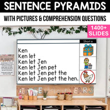 Load image into Gallery viewer, Sentence Pyramids with Pictures &amp; Comprehension Questions - SOR Aligned