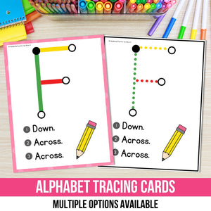 Letter Writing Flash Cards