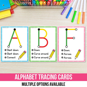 Letter Writing Flash Cards
