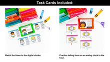 Load image into Gallery viewer, Time Kindergarten Math Task Cards - CCSS Aligned