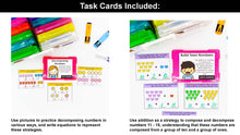 Load image into Gallery viewer, Addition Kindergarten Math Task Cards - CCSS Aligned
