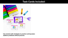 Load image into Gallery viewer, Addition Kindergarten Math Task Cards - CCSS Aligned