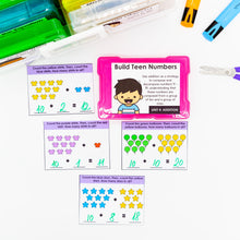 Load image into Gallery viewer, Kindergarten Math Task Cards - CCSS Aligned