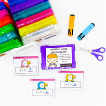 Load image into Gallery viewer, Kindergarten Math Task Cards - CCSS Aligned
